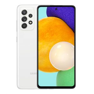 صورة سامسونج جالاكسي ايه 52 ، 6.5 بوصه 128 جيجابايت ، رام 8 جيجابايت ، الجيل الرابع -  أبيض