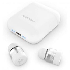 سماعات Motorola Vervebuds 110 اللاسلكية بالكامل الصغيرة من موتورولا - أبيض
