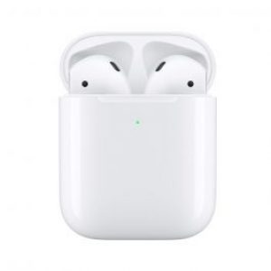 سماعات إيربودز 2 مع علبة شحن لاسلكية Apple AirPods من أبل 2019 / MRXJ2ZE/A