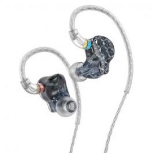 سماعات الأذن FA9 Knowles 6 Balanced Armature Driver in-Ear HiFi داخل الأذن من فييو - أسود