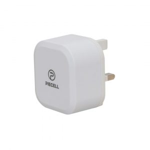 شاحن منزلى منفذين ,منفذ شحن سريع واخر شحن عادى ابيض ,W2QA-W