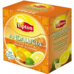 شاى ليبتون اخضر خوخ ومانجو 15حبه