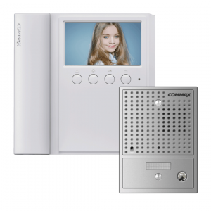 طقم إنتركم فيديو شاشة ملونة 4.3 بوصة مع كاميرا خارجية مخفية