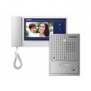 طقم إنتركم فيديو شاشة ملونة 7 بوصة مع كاميرا خارجية مخفية