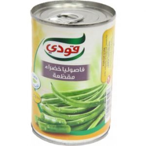 فاصوليا قودي خضراء مقطعة 411 جرام