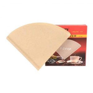 فلتر قمع قهوة v60 حجم v01 عدد 40 حبة