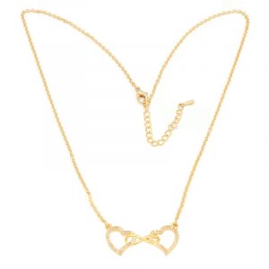 قلادة القلوب الملتصقة الكلا...