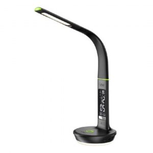 قوي نورو كيو اي LED Table Lamp with Wireless Charger ،اسود