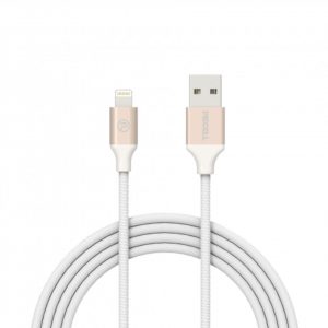 كيبل بايسل ايفون 1.20 مقوى نايلون, ابيض, CA-LTPB12W