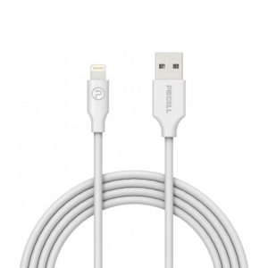 كيبل بايسل ايفون 2م , جلد, ابيض, CA-LTR2W