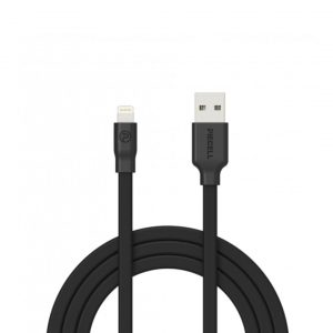 كيبل بايسل ايفون فلات 1.50م, اسود ,CA-LTF15B