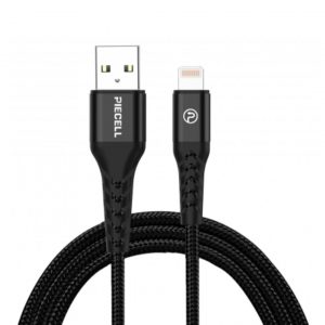 كيبل بايسل ايفون قماش ضد القطع طول50 سم اللون اسود ,CA-LK50B