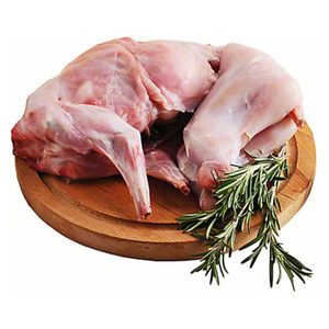 لحم الأرنب الطازج الكامل قطعة واحدة