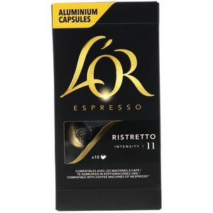 لور اسبرسو انتينستي ١١ ريستريتو كبسولة قهوة مطحونة ٥٢ جم