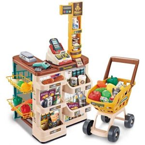 صورة ليمودو 48-Piece Home Supermarket With Cash Register