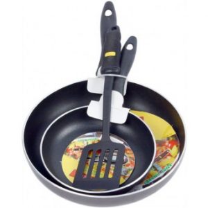 مقلاة رويال فورد 26+18سم+مغرفة