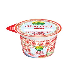 ندى زبادي يوناني بالفراولة قليل الدسم 160جم