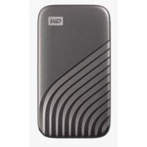 ويسترن ديجيتال ماي باسبورت، 1 تيرابايت، رمادي (WDBAGF0010BGY-WESN)