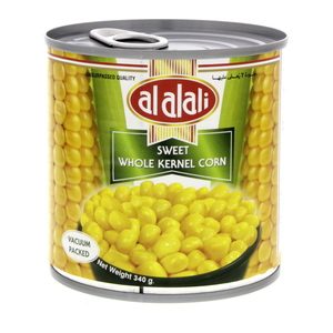 Al Alali Sweet Whole Kernel Corn 340g