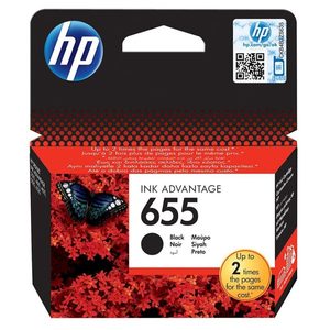 HP 655 Black Ink Cartridge CZ109AE
