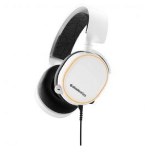 SteelSeries Arctis 5 RGB Illuminated Gaming Headset - White