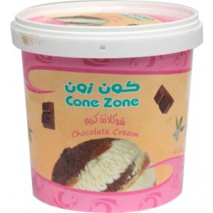 ايسكريم كون زون شوكولاتة كريم1ل