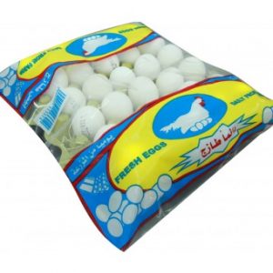 بيض طازج ابيض كبير 30حبه