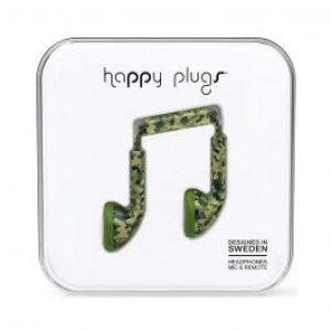سماعات الأذن السلكية HAPPY PLUGS Deluxe من هابي بلغز - مموّه