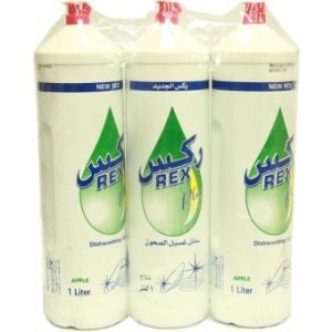 صابون صحون ركس تفاح 3×1ل