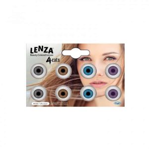 عدسات ملونة لعيون براقة bi-color – يومية- فوركات