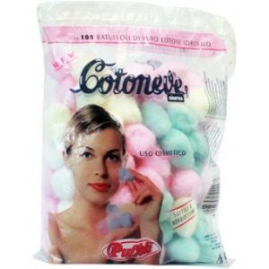 قطن كونتنيف كور ملونة 100حبه