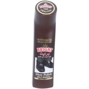 ملمع برايت احذية بني غامق 75مل