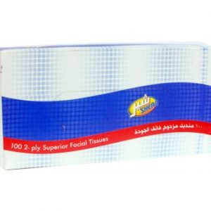 مناديل وجه شير 2طبقة 100ح