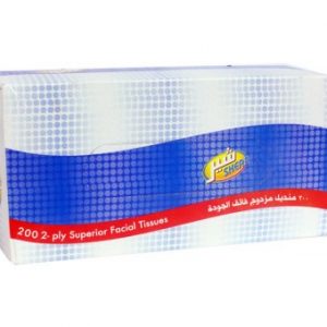 مناديل وجه شير 2طبقة 200 حبه