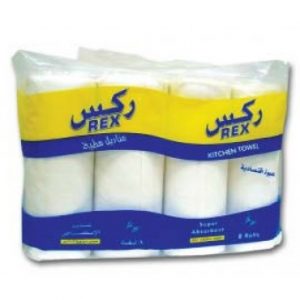 ورق مطبخ ركس اقتصادي 8رول 28سم