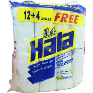 ورق مطبخ هلا 23سم 16رول