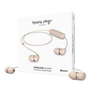 سماعة داخل الأذن اللاسلكية Happy Plugs In Ear من هابي بلجز – شمبانيا