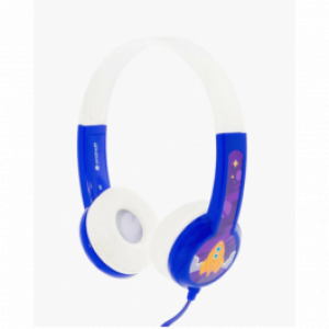 BuddyPhones - Connect On-Ear Wired Headphones Blue
