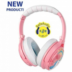 BuddyPhones - Cosmos Active Noise Cancellation Bluetooth Headphones - Unicorn
