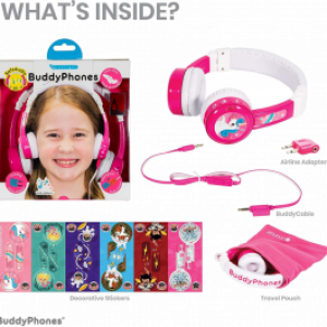 BuddyPhones - InFlight Headphones Pink