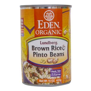 Eden Organic Brown Rice & Pinto Beans 425g