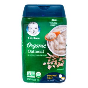 Gerber Organic Oatmeal Cereal 227g