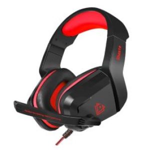 Vertux Shasta Ambient Noise Isolation Over-Ear Gaming Headset - Red