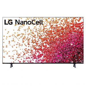 إل جي تلفزيون 75بوصة NanoCell TV NANO75 Series Cinema Screen Design, New 2021, 4K Active HDR webOS Smart with ThinQ AI