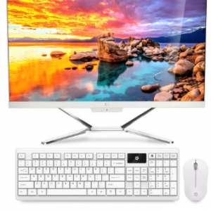 اكون كمبيوتر الكل في 1 IKWAP238F – انتل كور i3 , 23.8 شاشة عرض عالية الدقة , 4 جيجابايت رام , 128جيجابايت اس اس دي , ابيض