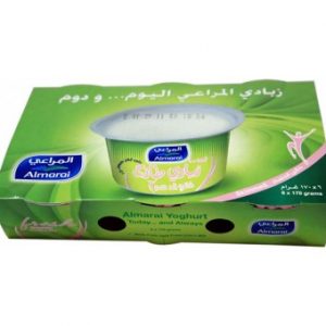 زبادي المراعي طازج 6×170جرام