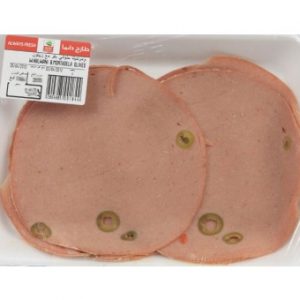 مرتديلا حلواني بقر مع زيتون