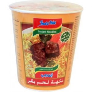 شعيرية اندومي لحم بقر كوب 55 جرام