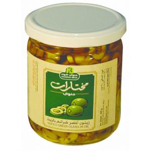 زيتون حلواني اخضر بالزيت 650 جرام