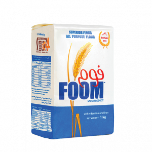 فوم طحين أبيض